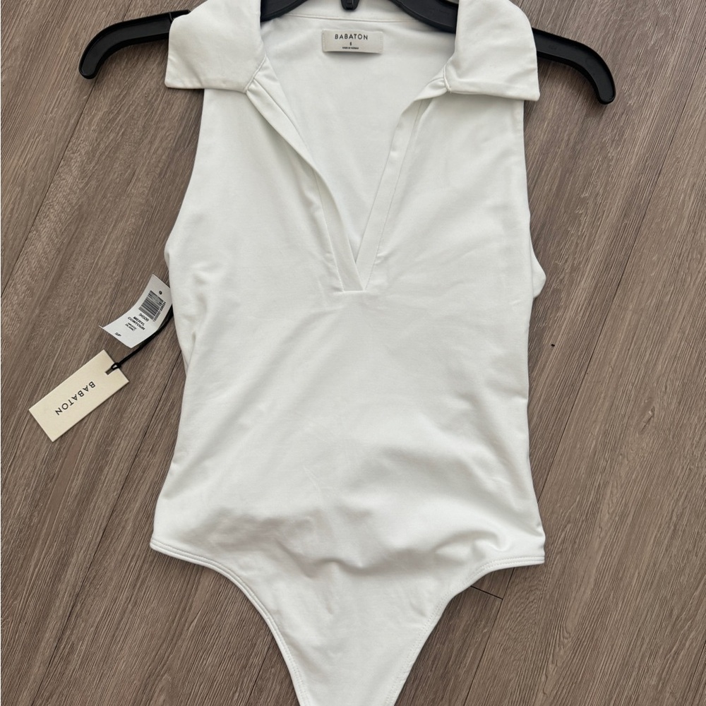 Aritzia Babaton white One Piece Bodysuit